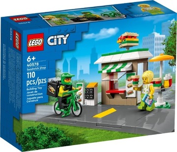 LEGO City 40578 Sklepik z kanapkami miasto Nowy 