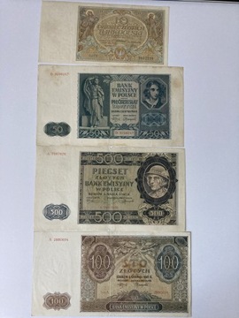 Banknoty Polska roczniki 1929/41/40