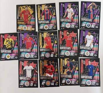 zestaw kart Match attax superstars 20/21