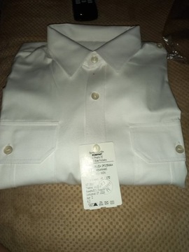 biała koszulo - bluza oficerska