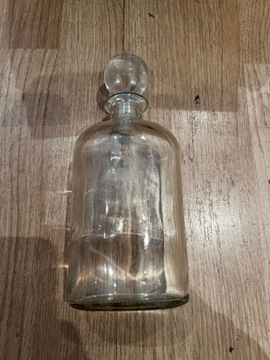 Karafka / butelka z zatyczką szklana Marks&Spencer