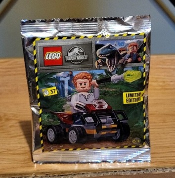 Lego Jurassic World 122223 Owen na quadzie saszetka z klockami