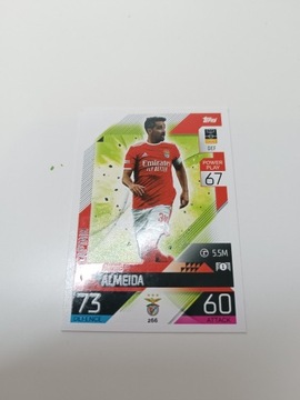 topps match attack Almeida nr 266 