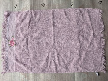 Ręcznik bawełniany różowy 74x49 cm