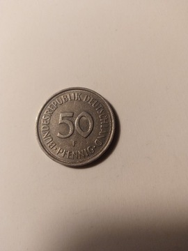 50 fenigów pfennig 1991r. RFN