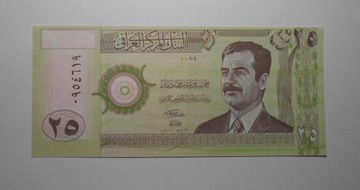 stary banknot  Irak stan bankowy