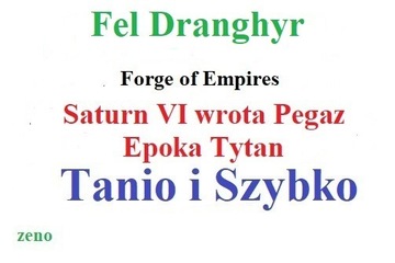 Forge of Empires Tytan  Pegaz Fel Dranghyr