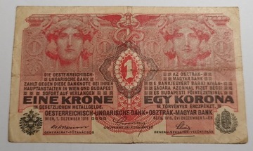 AUSTRIA 1 KORONA 1916