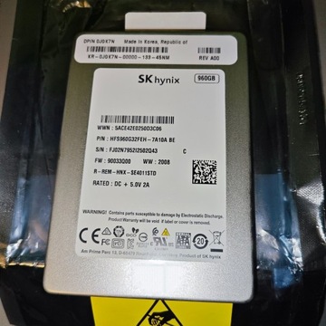 SK Hynix 960GB 6Gbps SATA III 2.5" Enterprise SSD