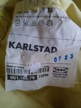 Ikea Karlstad nowe pokrycie siedziska 70/70 cm