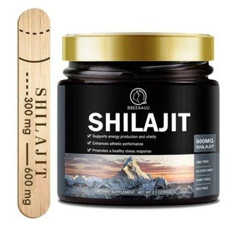 Shilajit Naturalne Mumio Himalajskie Słoiczek 60g Oryginalne Jakość Premium