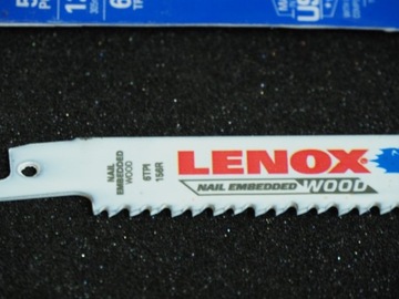 LENOX 156R noz brzeszczot metal drewno pila gwozdz