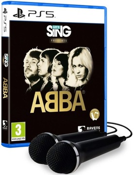 NOWA GRA LET'S SING ABBA PL PS5 + 2 MIKROFONY