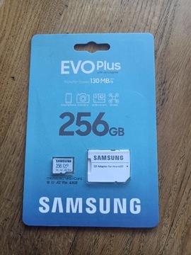 Karta pamięci SD Samsung Evo Plus 256gb