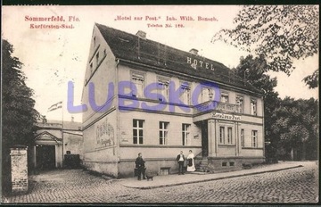 LUBSKO Sommerfeld hotel poczta 1910