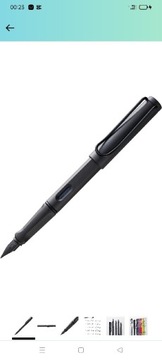 Lamy Safari czarny M pióro wieczne nowe  Okazja 