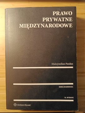 Prawo prywatne międzynarodowe Pazdan