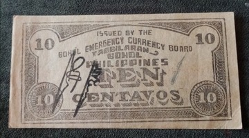 Filipiny. 10 Centavos 1942