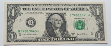 USA Dolar -  1 dolar plus 2 dolary 2003 r UNC