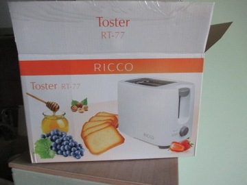 TOSTER  RICCO  Model RT - 77 - Moc 700 W   NOWY