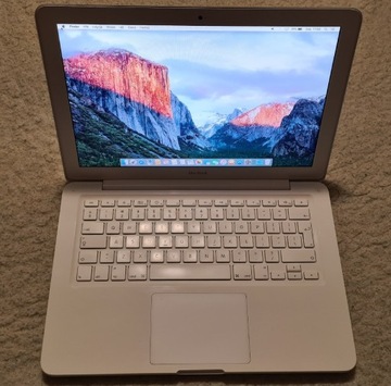 Apple Bialy MacBook 13" A1342 ,2010 ,4gb ,SSD zoba