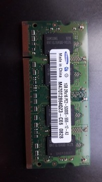 Pamięć RAM DDR2 SODIMM 1GB Samsung + 512 MB, Hynix