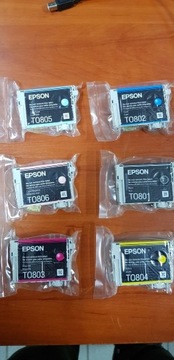 Tusze Epson T0801/2/3/4/5/6 Multipak okazja