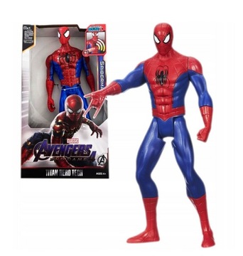 DUŻA FIGURKA SPIDERMAN 30CM DŹWIĘK ŚWIATŁO 