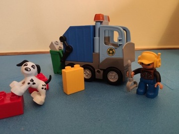 Lego Duplo Śmieciarka Śmieciarz kosz  10519   