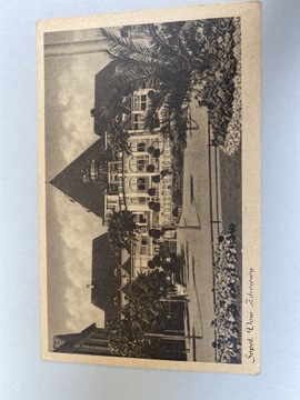 Przedwojenna pocztówka Dom Zdrojowy w Sopocie