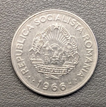 1 lej 1966 Rumunia socjalistyczna