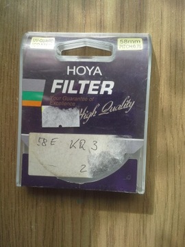 Filtr UV Hoya, nowy, 58mm