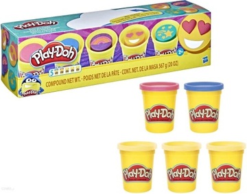 Hasbro Play-Doh - Zestaw Radosne kolory Tuba 5-pak