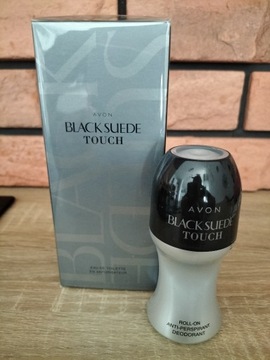 AVON zestaw Black Suede Touch Woda 125ml + Kulka