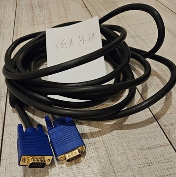 Kabel VGA M-M 5m i VGA M-Ż 2m