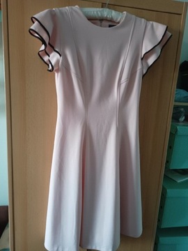 Tommy Hilfiger oryginalna pudrowa sukienka M