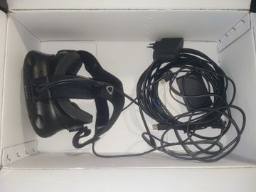 Gogle VR HTC Vive + kontrolery + czujniki