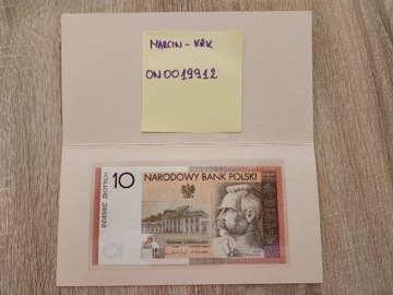 10 zł. Odzyskanie Niepodległości UNC