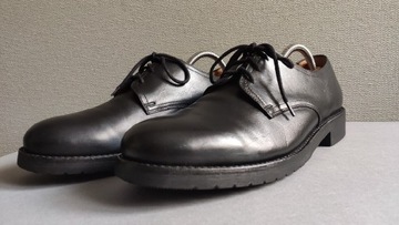 Eleganckie skórzane buty czarne VAN LIER r.43