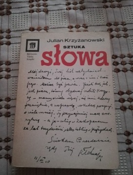 Książka Sztuka słowa