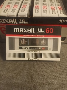 MAXELL ul 60 kasety czyste made in Japan 10 sztuk