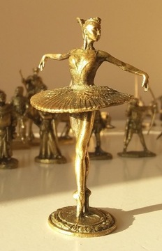 balerina, statuetka, ręcznie robiona