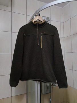 Bluza męska hoodie sweter L brązowy hoodie Quehua