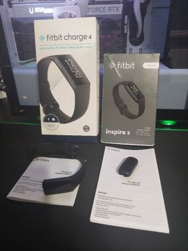Smartband Fitbit Inspire 3 (+ Fitbit Charge 4)