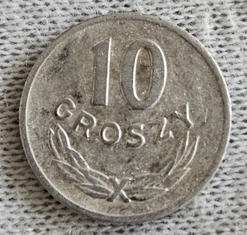 Moneta 10groszy z roku 1961.