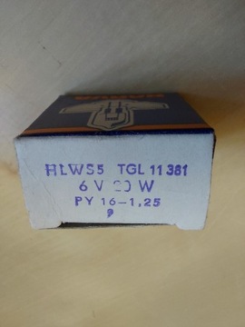 Żarówka NARVA HLWS5 TGL11381 6V 20W PY16-1,25