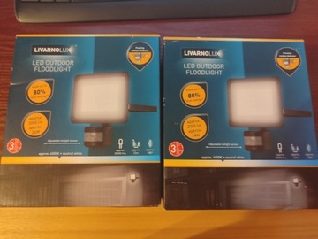 zewnętrzny halogen Led z czujnikiem ruchy 24W