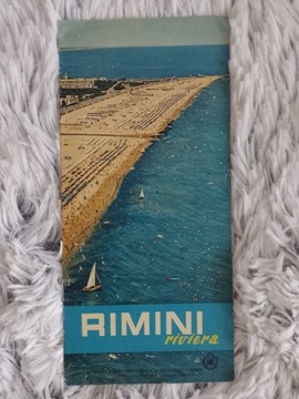 Rimini Riviera stary informator mapa