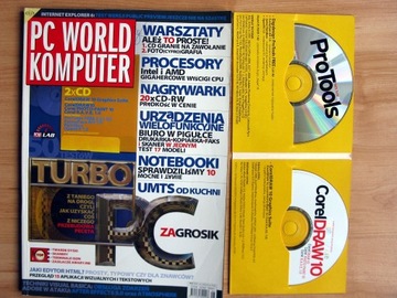 PC WORLD 2001/06 2xCD testy porady