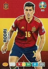 RODRI Team Mate 144 EURO 2020 UEFA KARTY PANINI